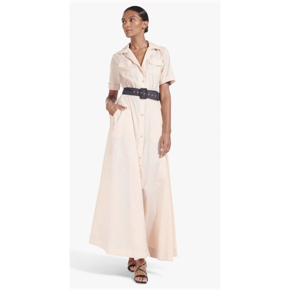 STAUD Dresses & Skirts - STAUD Millie Maxi Dress in Buff